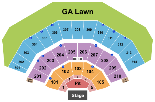 American Family Insurance Amphitheater Imagine Dragons Seating Chart